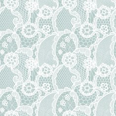 Lace seamless pattern with flowers N209