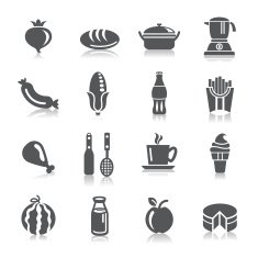 Food And Drinks Icons N40
