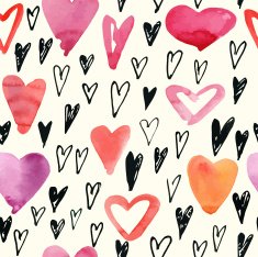 Hand drawn hearts N9