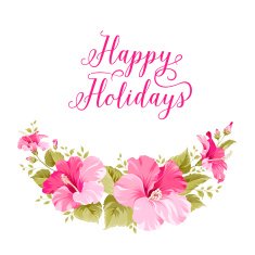 Happy holiday invitation