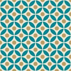 minimalistic vectror floral pattern