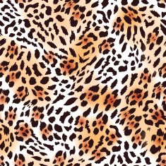 Leopard fur seamless vector print
