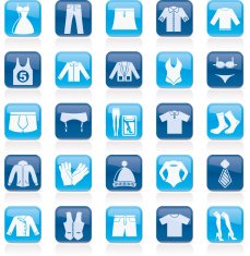 Clothing and Fashion collection icons N5