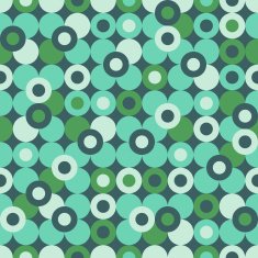 Abstract seamless pattern with colorful circles