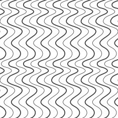 Abstract seamless wave lines monochrome pattern