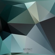 Dark Mosaic triangle background N26