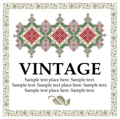 Greeting card Flowers Beautiful frame with a flower ornament N19