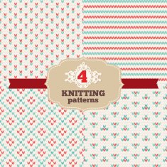 Set of knitting patterns N7