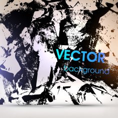 Abstract Ink Blot for Grunge Backgound N320