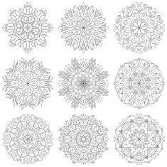 Abstract pattern set N2