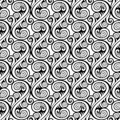 Decorative ornamental pattern N5