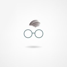 man with glasses icon N2