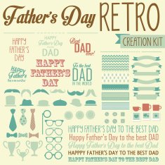 Father's Day Retro Creation Kit