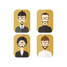 gentleman cartoon avatar N61