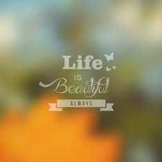 Hipster summer landscape blurred design