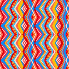 multicolored tribal pattern