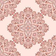 Seamless background with abstract ethnic pattern N19