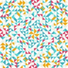 Seamless geometric vintage pattern With triangles N20