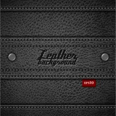 Stitched leather background
