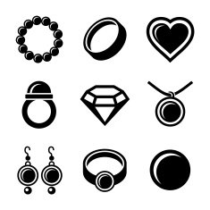 Jewelry Icons Set N3