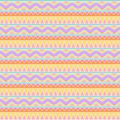 Seamless Tileable Vector Background in Pastel Tribal Style N10