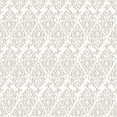 Seamless pattern with abstract damask doodle ornament N7