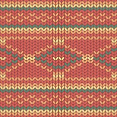 Illustration seamless knitted pattern N27