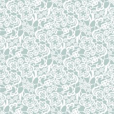 Lace seamless pattern with flowers N211