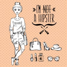 Hipster girl N32