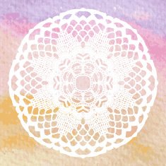 Elegant lacy doily Crochet mandala N9