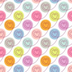 Polka dot cute seamless pattern