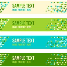 Patterned banner background with small spots N4