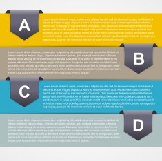 Abstract paper infographic N5