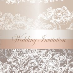 Wedding invitation card in pastel color N2