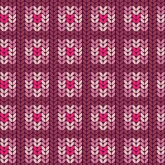 Illustration seamless knitted pattern N29