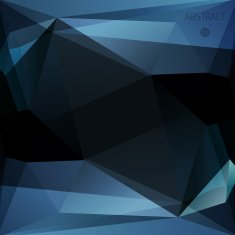 Dark Mosaic triangle background N27