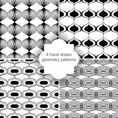 Hand drawn geometry patterns
