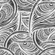 seamless textile monochrome pattern of lace N7