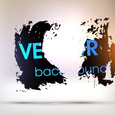 Abstract Ink Blot for Grunge Backgound N322