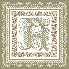 Vector Vignette in gothic style