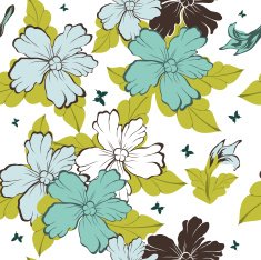 Seamless Floral Pattern N864