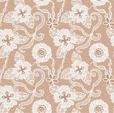Lace seamless pattern with flowers N217