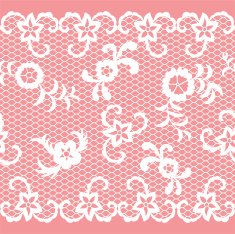 Seamless lace ribbon N4