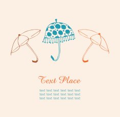 Umbrellas isolates set N2