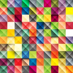 Glossy vector mosaic background