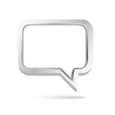 Vector 3d speech bubble