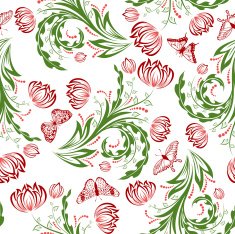 Seamless Floral Pattern N868