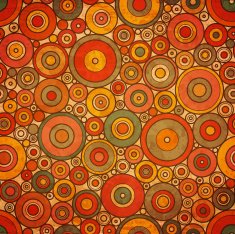 Vintage circle pattern