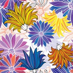 flower seamless pattern N17