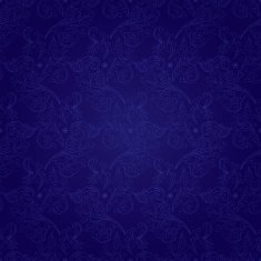 Floral vintage seamless pattern on violet Vector background